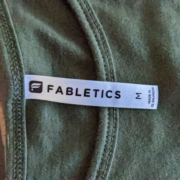 Army Green Fabletics Long Sleeve top Medium - Picture 5 of 5